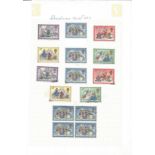 Great Britain stamps, all in sets, 1979-1981, stamps on loose sheets, approx. 100. Good condition.