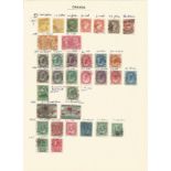 Spain, France, Switzerland, stamps on loose sheets, approx. 60. Good condition. We combine postage