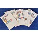 French Colonies including Cameroons, Madagascar, Algeria, Gabon, Morocco, stamps on loose sheets,