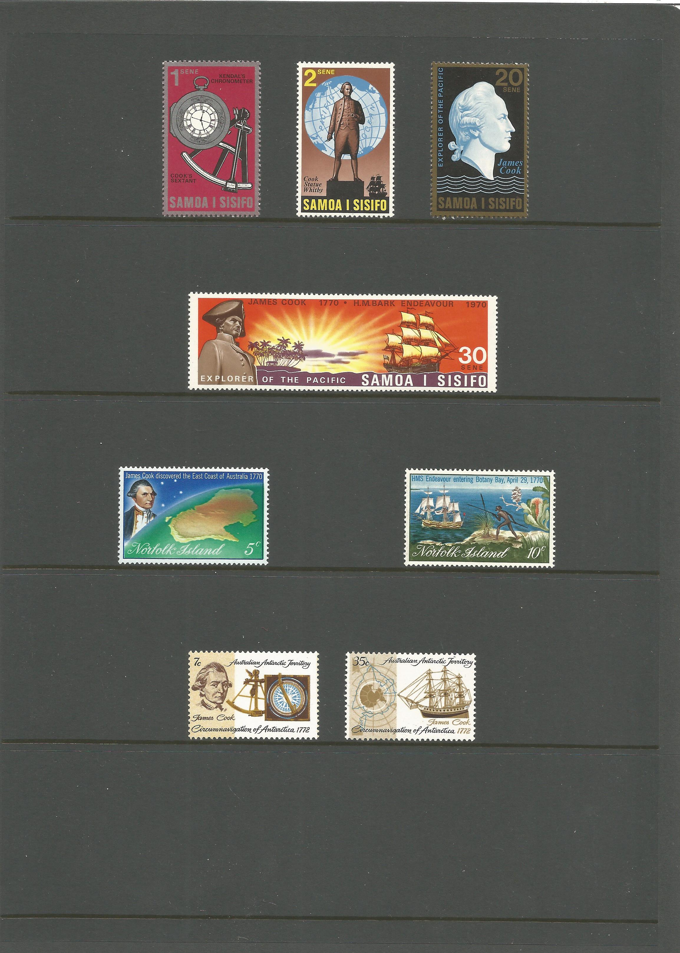 Gilbert Islands, Norfolk Island, Samoa, Nine, Guernsey, approx. 30 stamps, mint condition. Good - Image 2 of 3