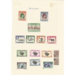 Aden, Bahawalpur, stamps on loose sheets, approx. 20. Good condition. We combine postage on multiple