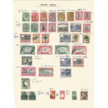 South Africa, 1913/1976, stamps on loose sheets, approx. 80. Good condition. We combine postage on