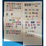 Assorted worldwide stamp collection. Contains Japan, Liberia, China, USA, Poland, Yugoslavia and