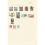 South America, Mexico, Argentina, stamps on loose sheets, approx. 25. Good condition. We combine