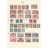 France, 1900/1938, stamps on loose sheets, approx. 40. Good condition. We combine postage on