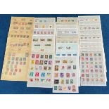 Worldwide stamp collection on 41 album pages. Includes Czech, Hungary, Albania, Bulgaria, Germany,