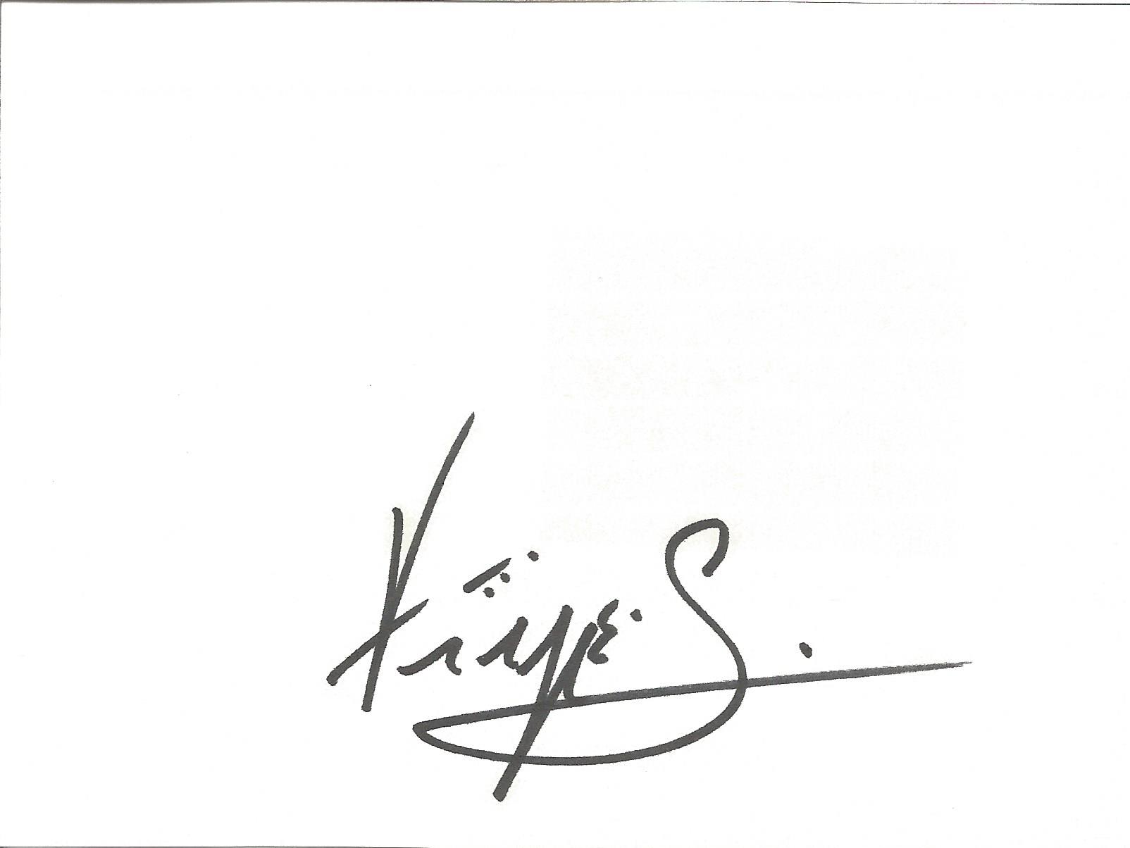 Actor Goran Visnic signed 6x4 card. Goran Visnic is a Croatian-American actor who has appeared in