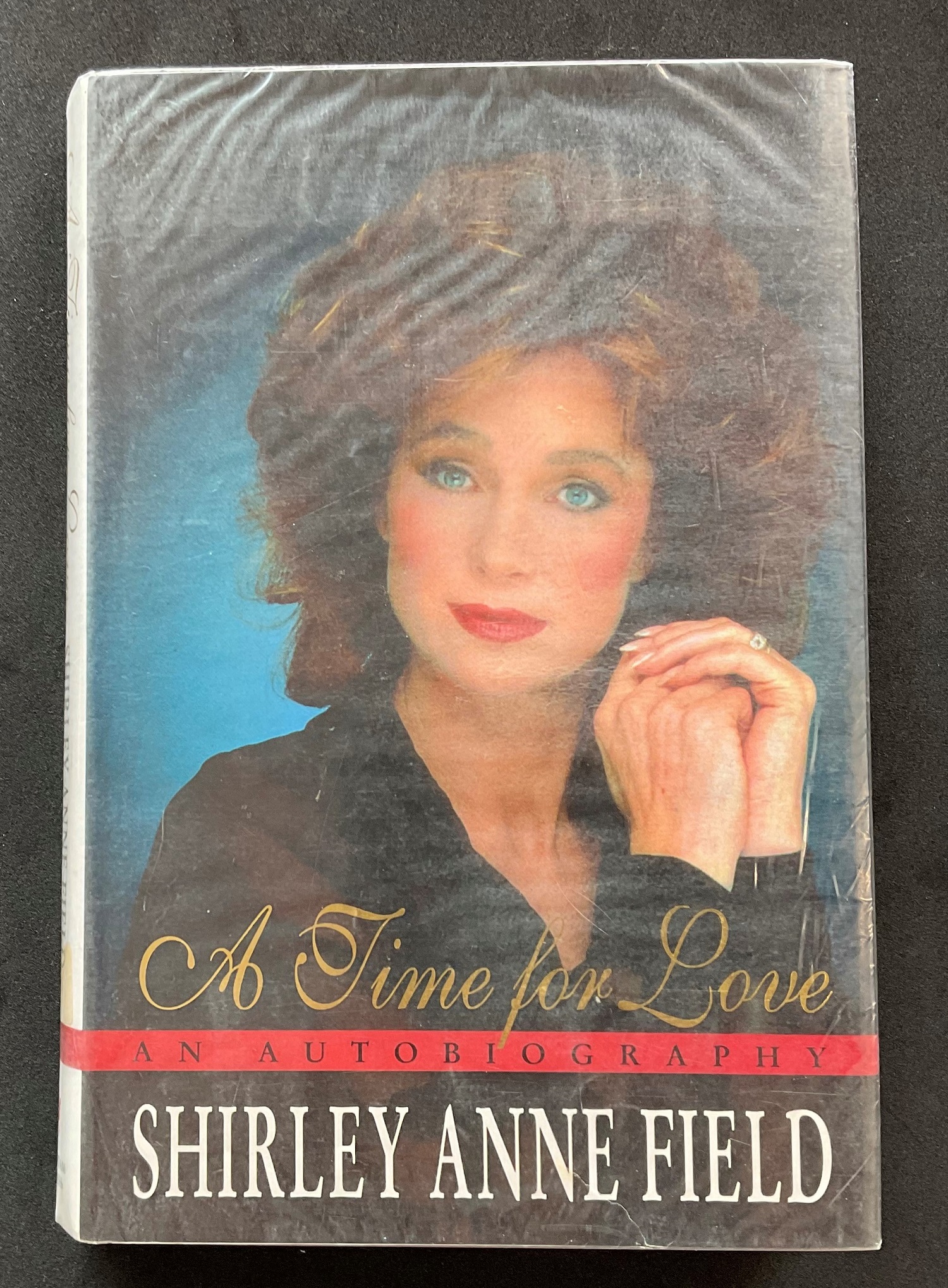 Actress Shirley Anne Fields book A Time for Love, signed by Field on the title page and dedicated to