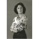 Actress Fiona Shaw signed 6x4 black and white photo. Fiona Shaw CBE is an Irish actress and