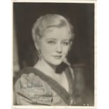 Actress Evelyn Laye vintage singed 10x8 black and white photo from Die Fledermaus, signed and