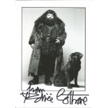 Actor Robbie Coltrane signed 7x5 colour photo in character as Hagrid from the Harry Potter film