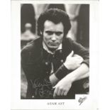 Musician Adam Ant signed 10x8 black and white image, dedicated to Phillip. Stuart Leslie Goddard,