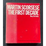 Actor and Director Martin Scorseses biography The First Decade signed on the first page. An