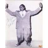 Singer Fats Domino signed 10x8 black and white image. Antoine Dominique Domino Jr., known as Fats