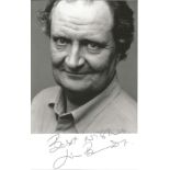 Actor Jim Broadbent signed 5½x3 black and white photo. Jim Broadbent is an English actor. He won