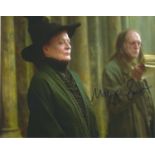 Actress Maggie Smith signed 10x8 colour photo in character as Professor McGonagall in the Harry