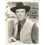 Actor Dean Jagger signed and inscribed 10x8 black and white photo. Dean Jagger was an American film,