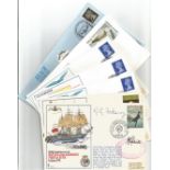 WW2 Collection of 36 Varied Official Flown covers. 14 Signed by Admirals Mayors and Commanders. 12