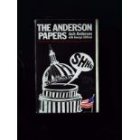 The Anderson Papers hardback book by Jack Anderson with George Clifford, signed by author (