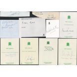 Collections of MP autographs on official Parliament paper Signatures from: The Hon Bernard Jenkin