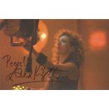 Alex Kingston signed 6x4 colour Dr Who photo English actress Active from the early 1980s, Kingston