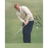 Colin Montgomerie signed 10x8 colour golf photo. Good condition. All autographs come with a
