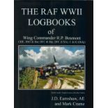 WW2 MULTI-SIGNED JD Earnshaw and MR Crame First Edition book titled 'The RAF WW2 logbooks of Wing