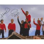 Tony Jacklin and Ian Woosnam signed 10x8 colour golf photo. Good condition. All autographs come with