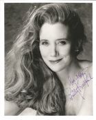 Sally Kirkland signed 10x8 black and white photo American film, television and stage actress She was