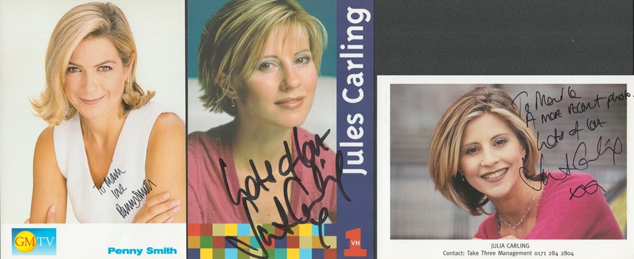 Entertainment Collection of News Presenters and News Readers Including: Penny Smith GMTV signed - Image 3 of 4