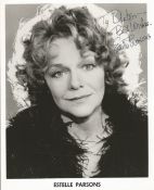 Estelle Parsons signed 10x8 black and white photo Dedicated American actress, singer and stage