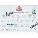 Assorted Sport Collection various items and signatures including Tony Adams signature, Tony Daley,