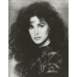 Connie Sellecca signed 10x8 black and white photo American actress, producer, and former model, best