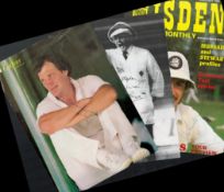 Cricket Collection Of individually signed magazine photos signed by the likes of Dominic Cork in