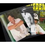 Cricket Collection Of individually signed magazine photos signed by the likes of Dominic Cork in