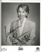 Linda Purl signed 10x8 black and white photo American actress and singer, known for her roles as