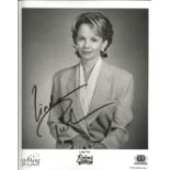 Linda Purl signed 10x8 black and white photo American actress and singer, known for her roles as