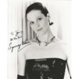 Sigourney Weaver signed 10x8 black and white photo Dedicated American actress Considered a pioneer