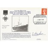 Signed FDC Let Us Pay Tribute to The Royal Navy Gunners and Their Work on Defensively Equipped