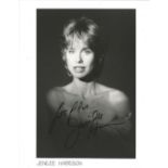 Jenilee Harrison signed 10x8 black and white photo American actress who appeared as Cindy Snow, a
