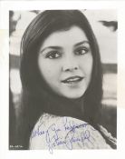 Victoria Principal signed 10x8 black and white photo American actress, producer, entrepreneur, and