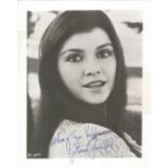 Victoria Principal signed 10x8 black and white photo American actress, producer, entrepreneur, and