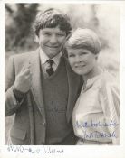 Judy Dench and Michael Williams signed 10x8 black and white photo. Good condition. All autographs