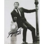 George Lazenby signed 10x8 black and white photo Australian actor and former model He was the second