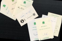 Collections of MP autographs on official Parliament paper Signed by: The RT Hon Sir Geoffrey Johnson