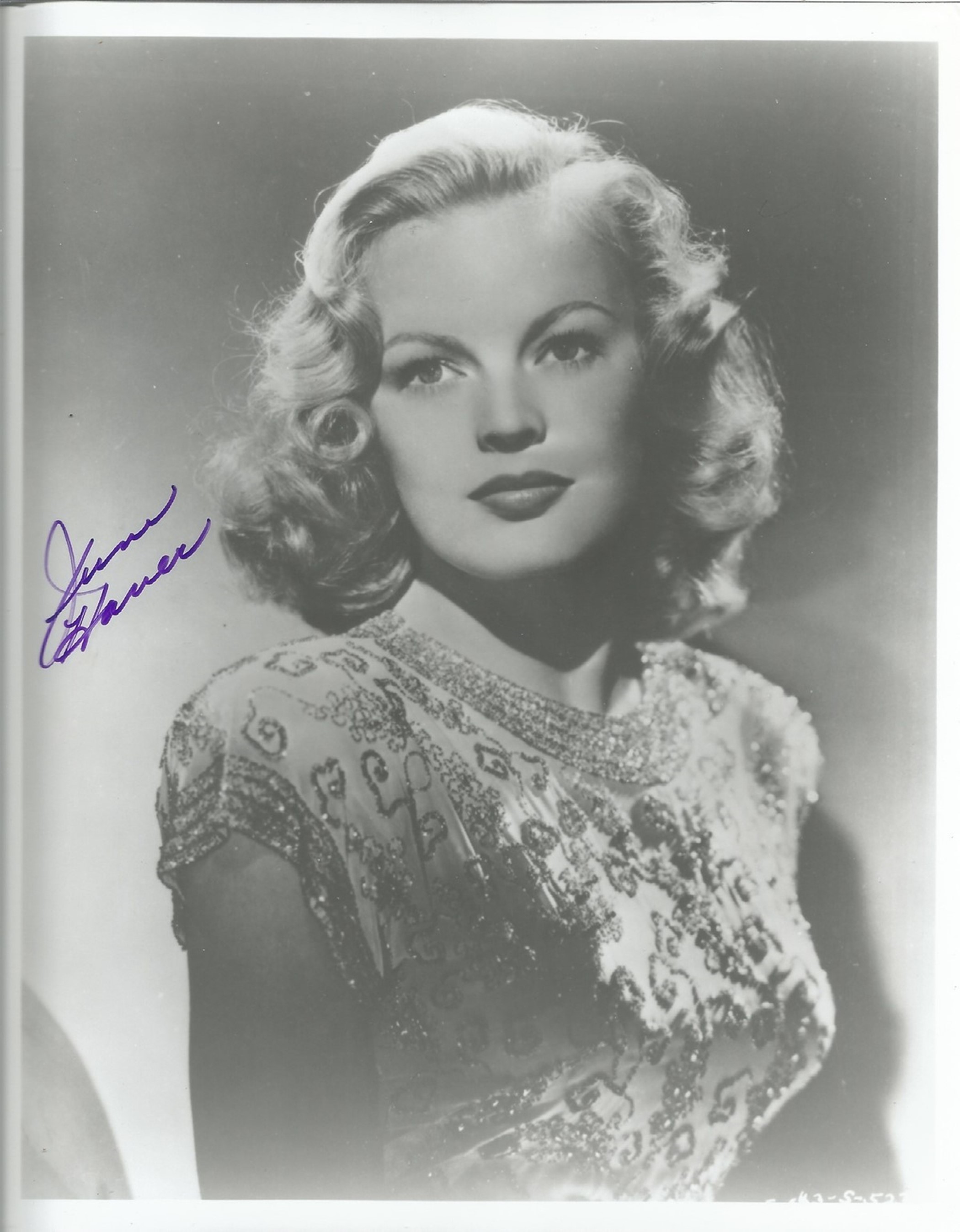 June Haver signed 10x8 black and white photo June 10, 1926 - July 4, 2005) was an American film