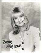Judy Geeson signed 10x8 black and white photo English film, stage, and television actress She
