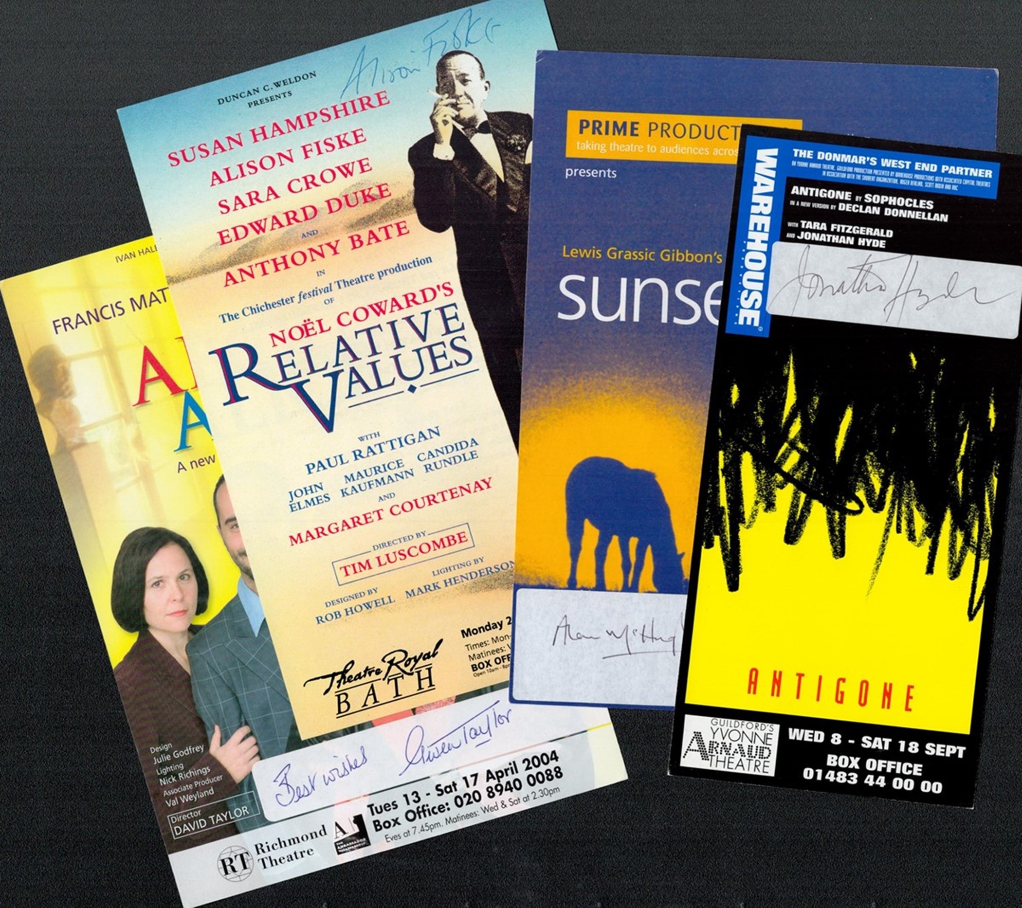Collection of Theatre Signed Flyers Relative Values flyer signed by Actor Alison Fiske, About - Image 2 of 2