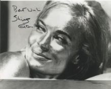 Shirley Eaton Actress Signed James Bond Goldfinger 8x10 Photo. Good condition. All autographs come