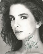 Melissa Gilbert signed 10x8 black and white photo American actress, television director, producer,